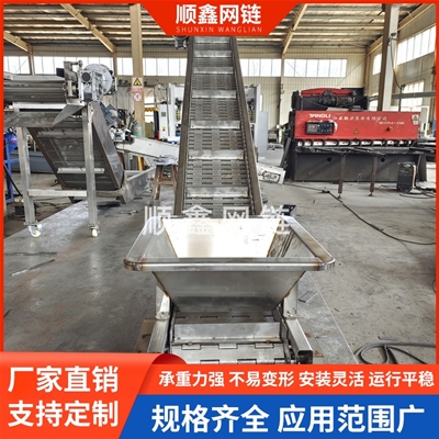 不锈钢链板提升机